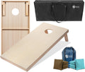 Cornhole Boards 4ftx2ft & 3ftx2ft Regulation Set - Solid Wood