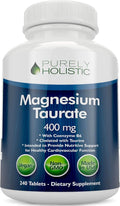 Magnesium Taurate 400mg Tablets for Heart and Muscle Health
