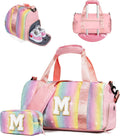 Personalized Girl Gym Bag with Shoe Compartment for Kids