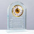 65th Birthday Gifts for Women Men - Unique Crystal Clock