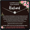 Loss of Husband Sympathy Gift Pearl Necklace - Meaningful Keepsake