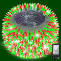 1500 LED Christmas Lights 470ft Red & Green String Lights - Outdoor