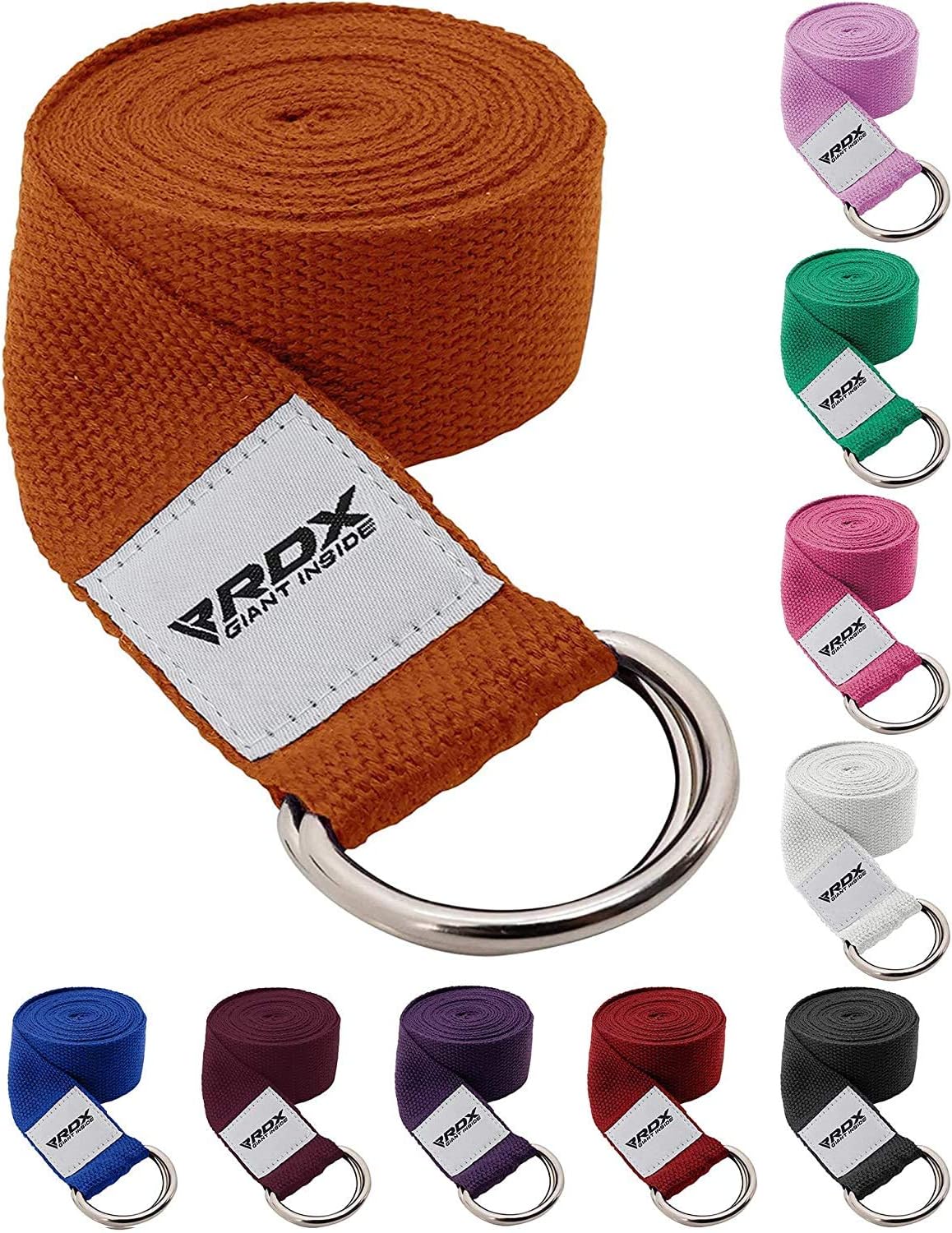 Durable RDX 8ft Yoga Strap for Flexibility