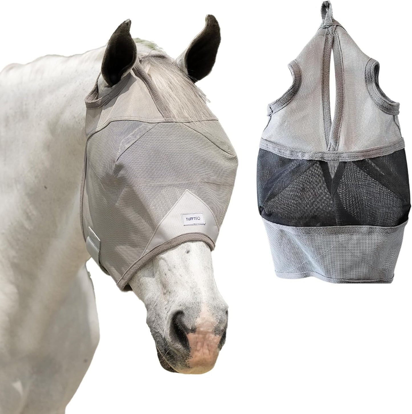 Plus-Size Horse Mask Without Ears for Ultimate UV Protection