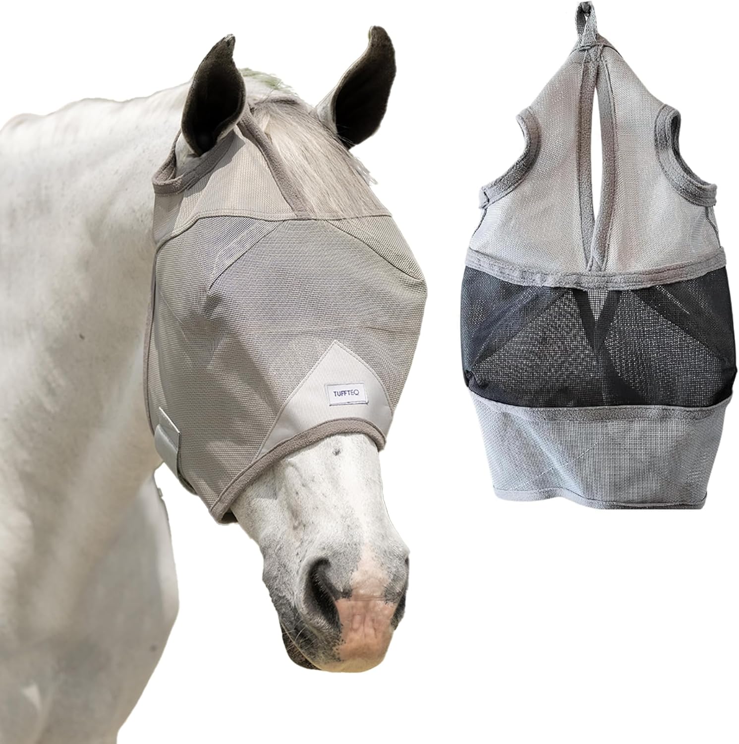 Plus-Size Horse Mask Without Ears for Ultimate UV Protection