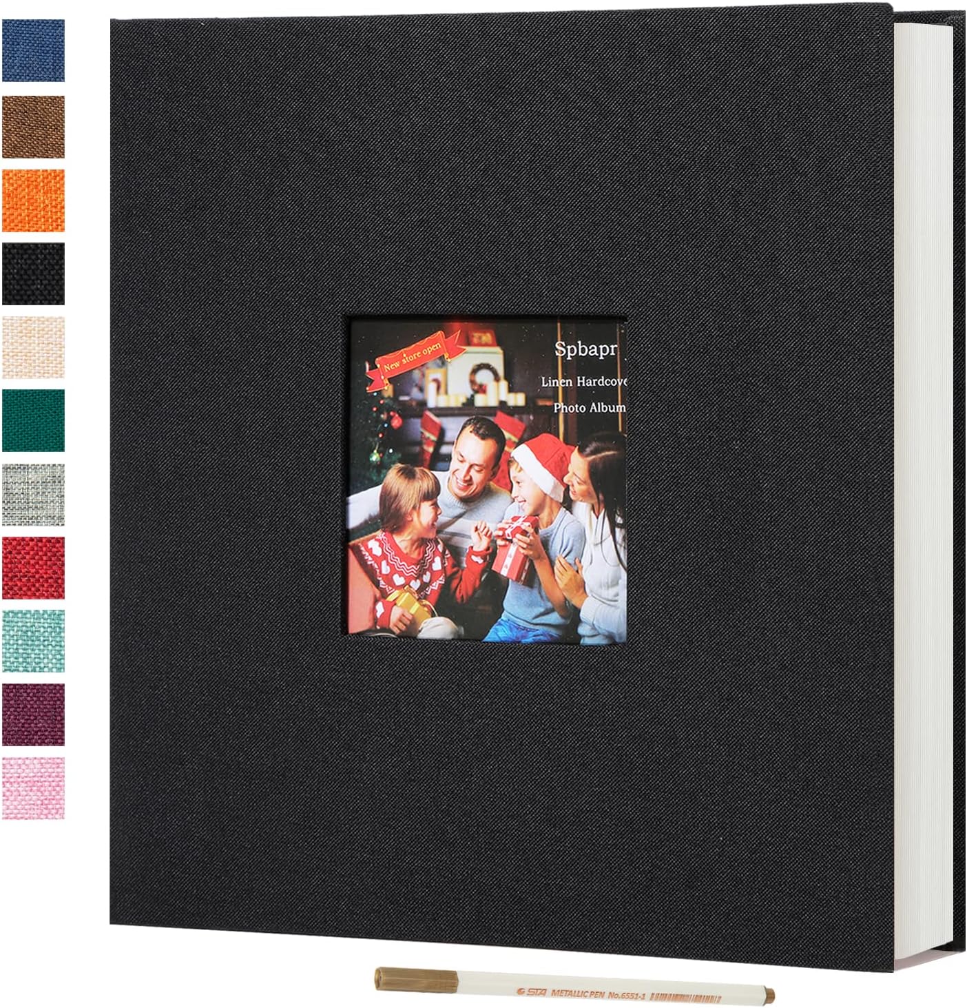 Spbapr Large Photo Album with Self Adhesive Pages for Memories