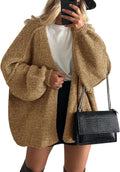 PRETTYGARDEN Oversized Cardigan Sweater 2025 - Cozy Lightweight Layer