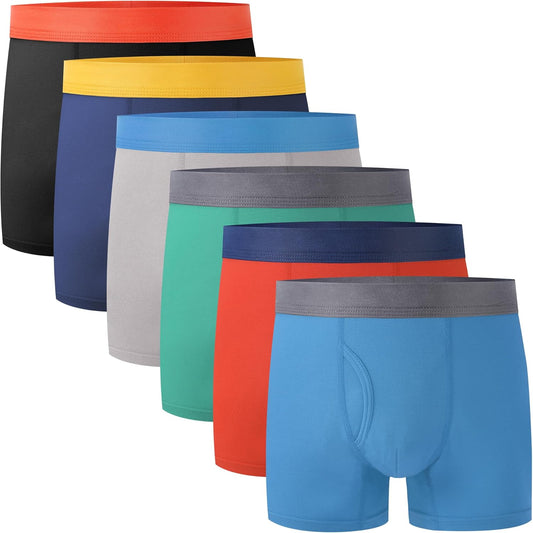 Bamboo Cool Boys' Boxer Briefs for Comfort and Breathability
