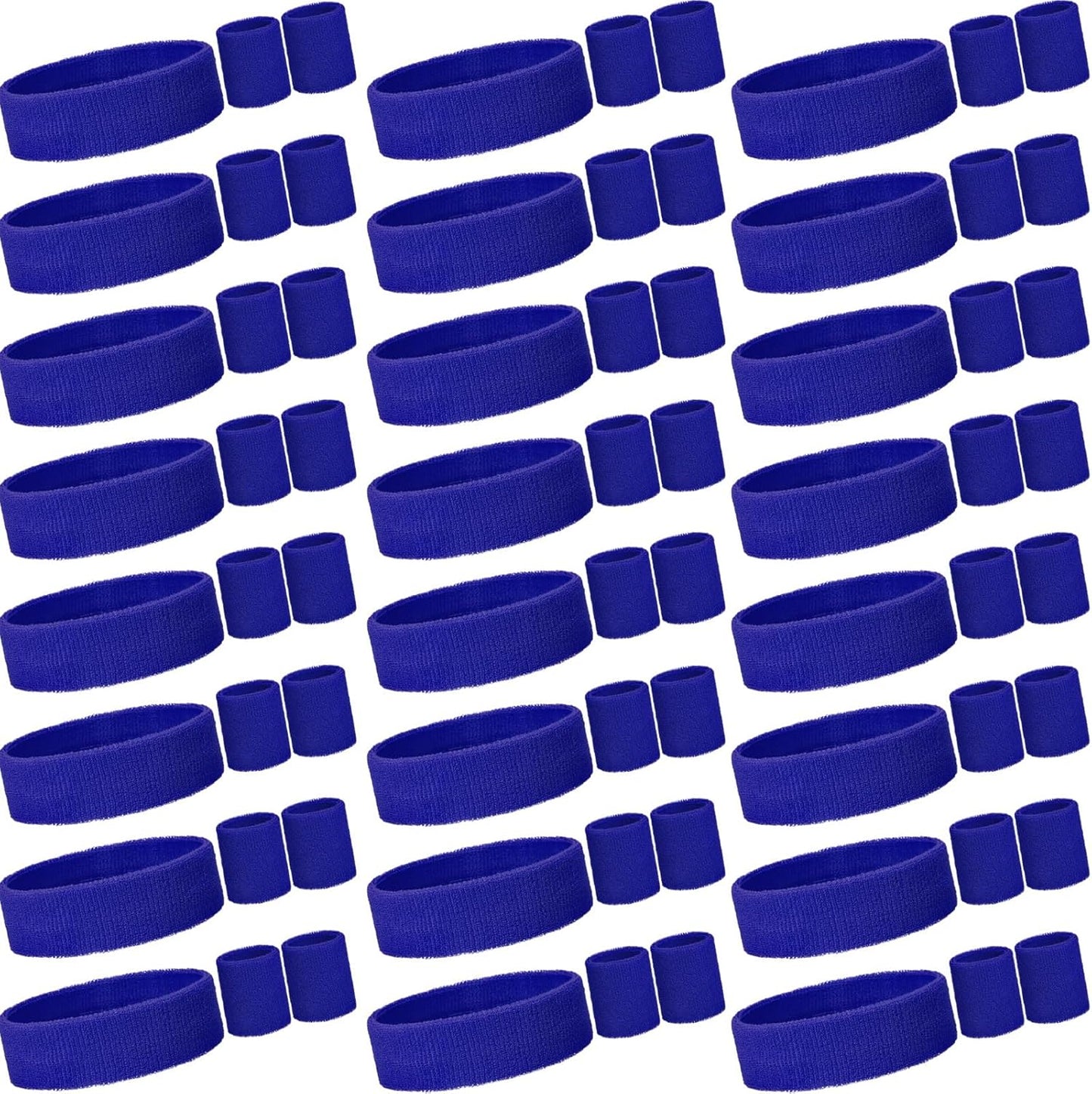 Neon Sweatbands Set for Sports and 80s 90s Costume Parties