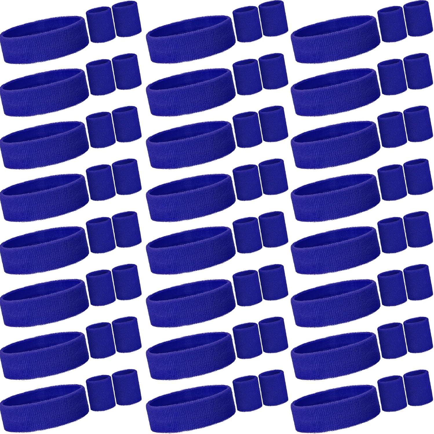 Neon Sweatbands Set for Sports and 80s 90s Costume Parties