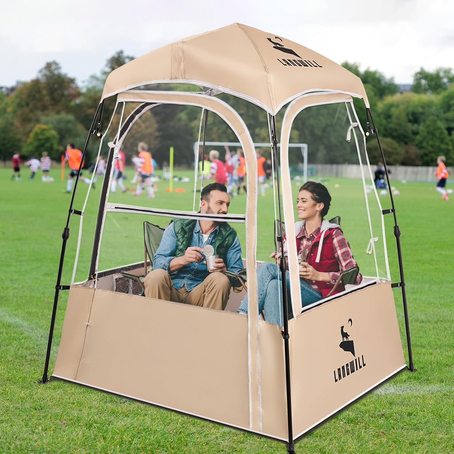 LANGWILL All Weather Sports Tent: Instant Cold Weather Shelter