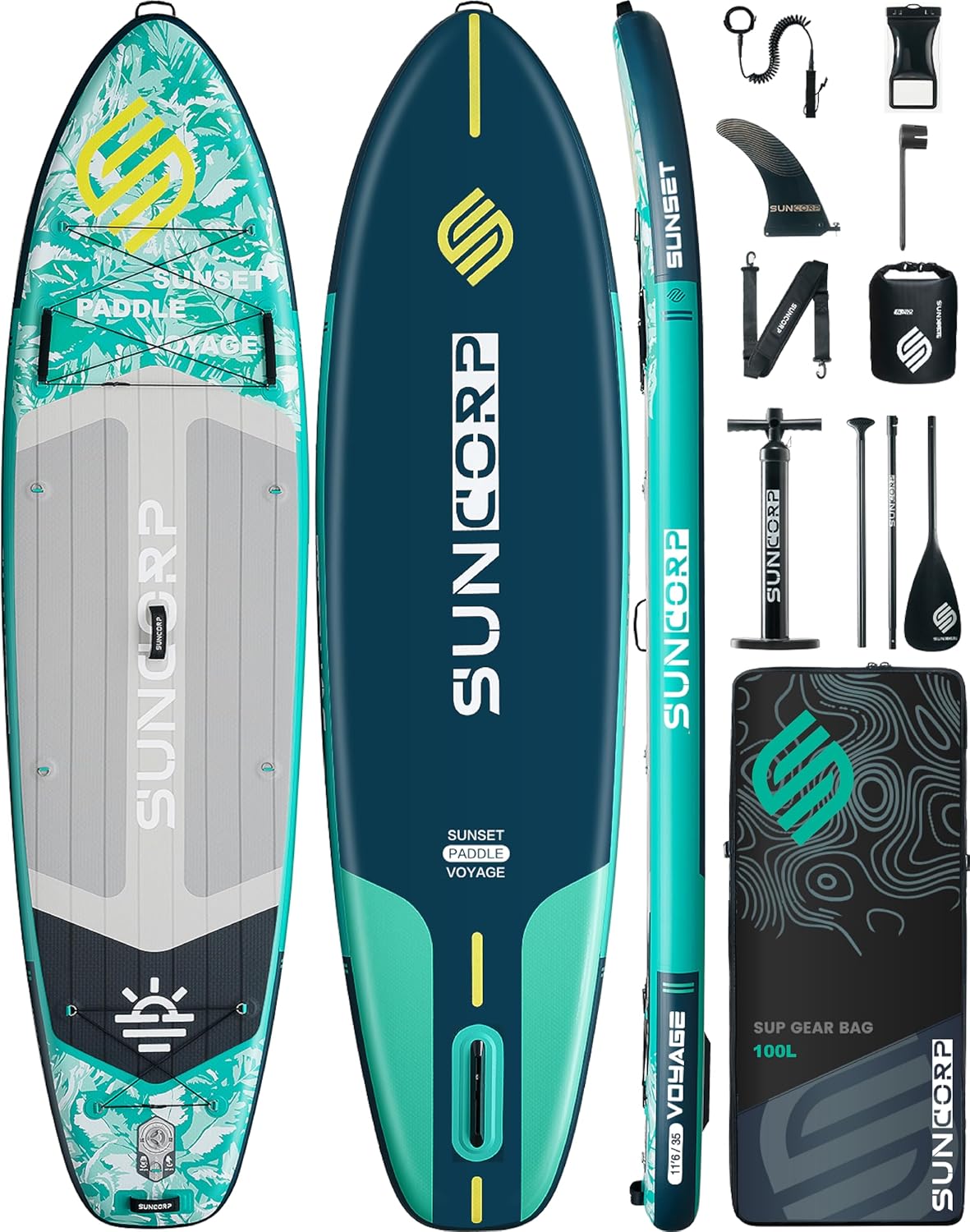 11.6ftx35ft' Inflatable Paddle Board for Family Adventures