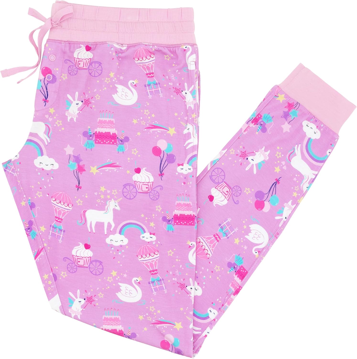 Comfy Jogger-Style Pajama Bottoms for Women in Soft Bamboo