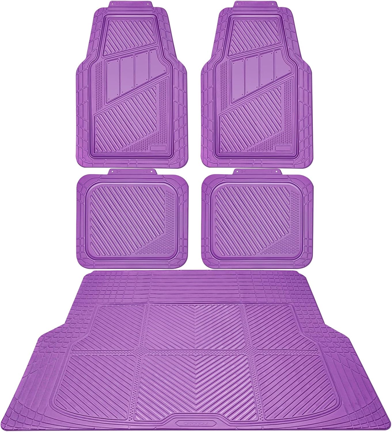 CAR PASS Heavy Duty Rubber Floor Mats for All Weather Protection