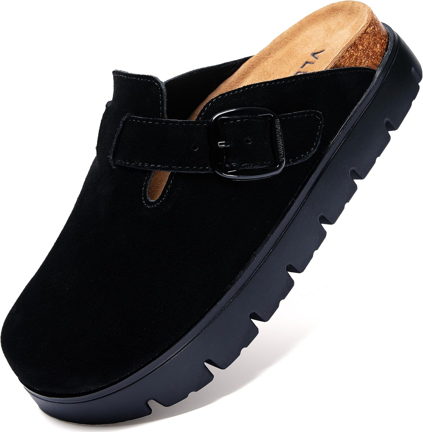 Genuine Suede Clogs for Women with Arch Support and Comfort