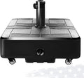 Fillable Mobile Umbrella Base 100 LBS - Heavy-Duty Patio Stand