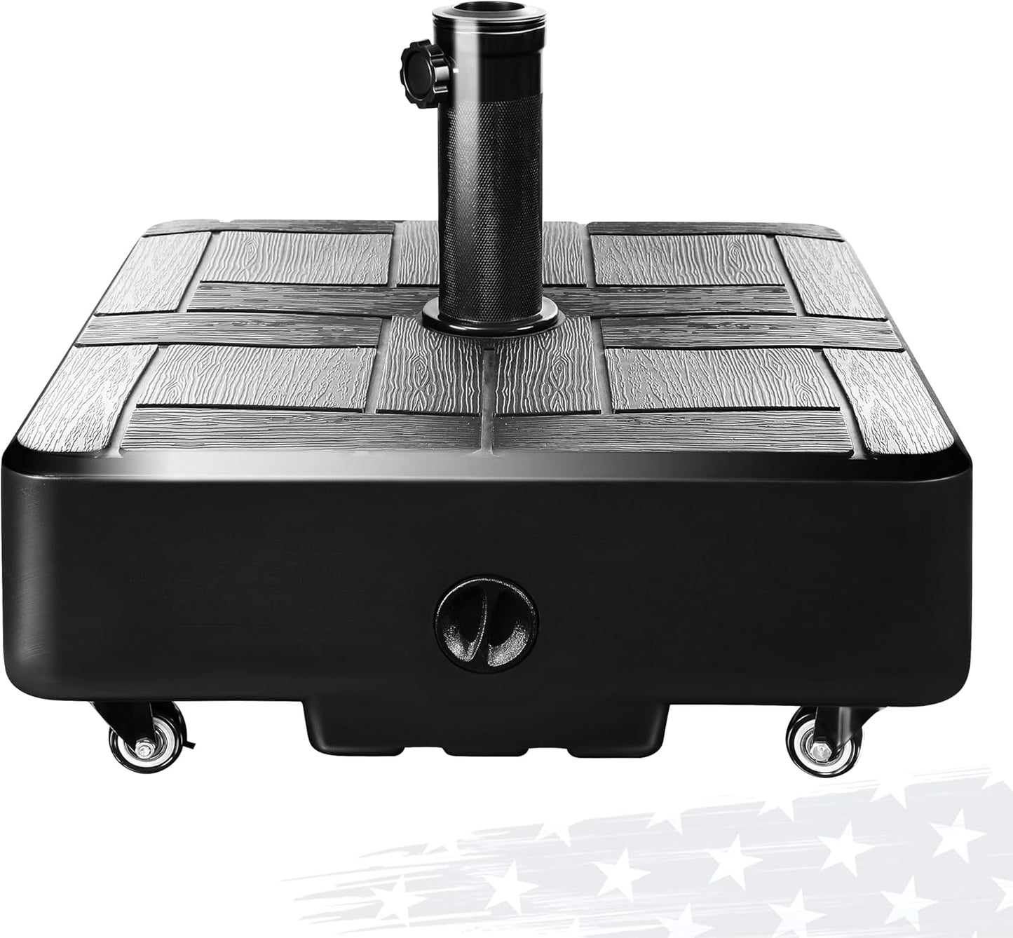 Fillable Mobile Umbrella Base for Easy Mobility and Stability