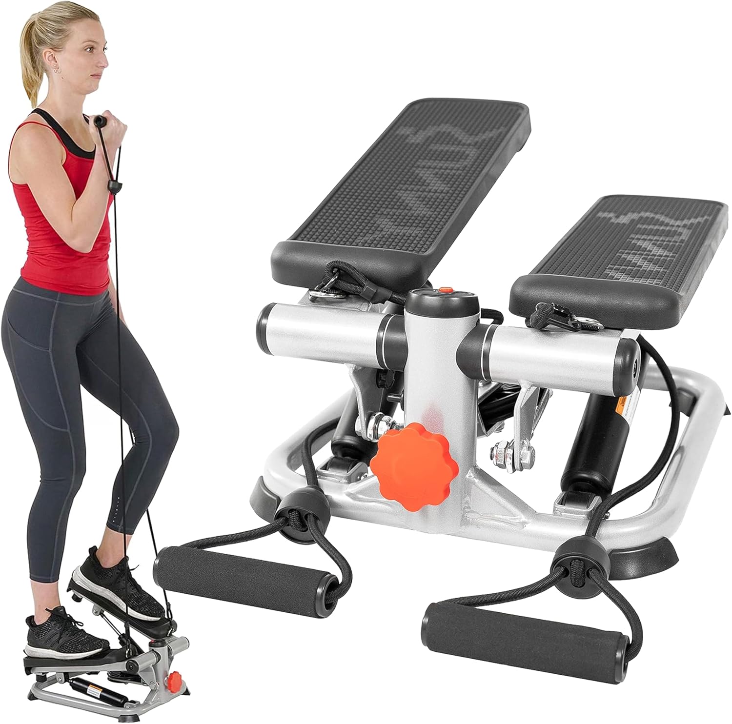 Sunny Health & Fitness Mini Steppers for Full Body Cardio Workouts