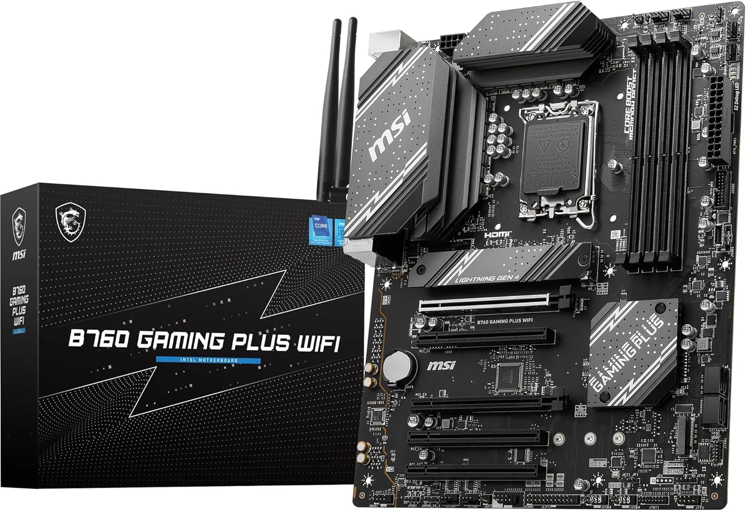 MSI B760 Gaming Plus WiFi Motherboard for High-Performance Gaming