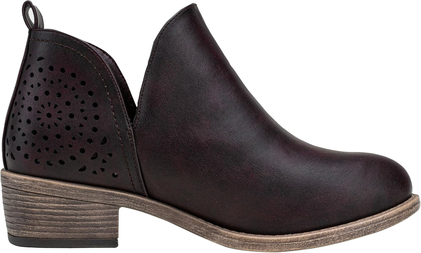 Vepose Women's Short Ankle Boots with Cutout Design for Style