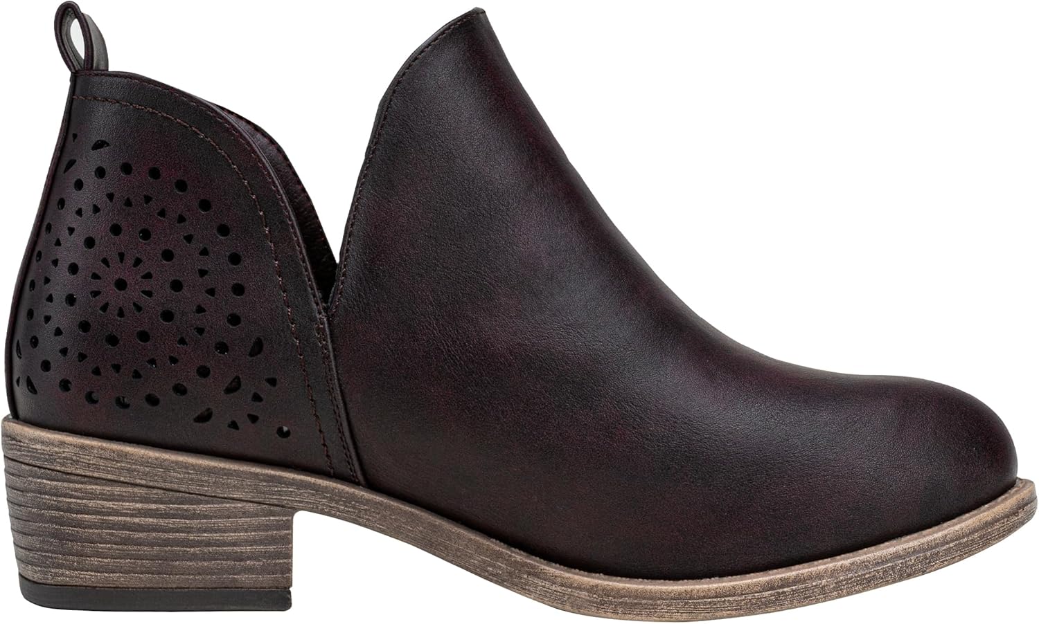 Vepose Women's Short Ankle Boots with Cutout Design for Style