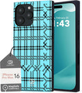 Rectangle Case Compatible with iPhone 16 Pro Max - Sleek Matte Plaid