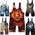 sublimated wrestling singlet - durable, moisture-wicking performance