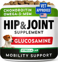 Hip & Joint Glucosamine Supplement Treats for Dogs - Bacon Flavor