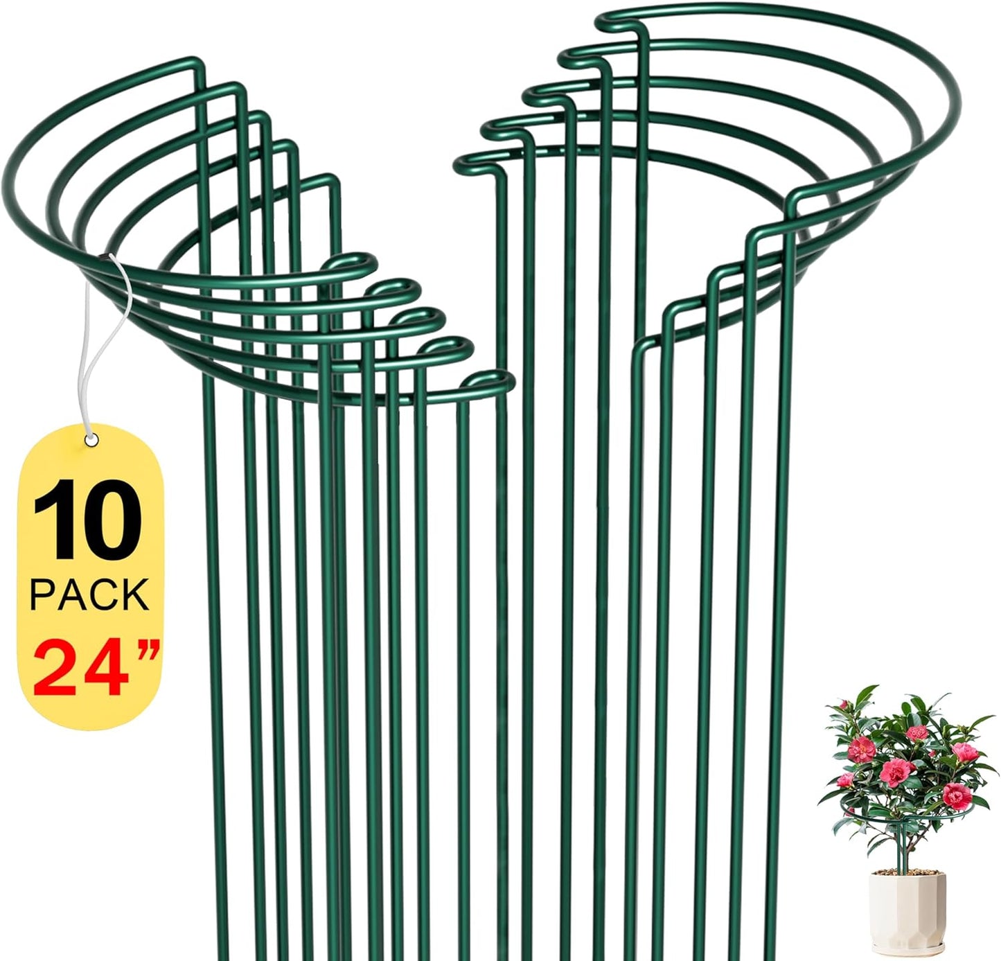 10 Pack Peony Cages and Supports for Reliable Plant Growth