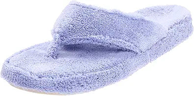 Acorn Women's Spa Thong Slippers with Memory Foam Comfort