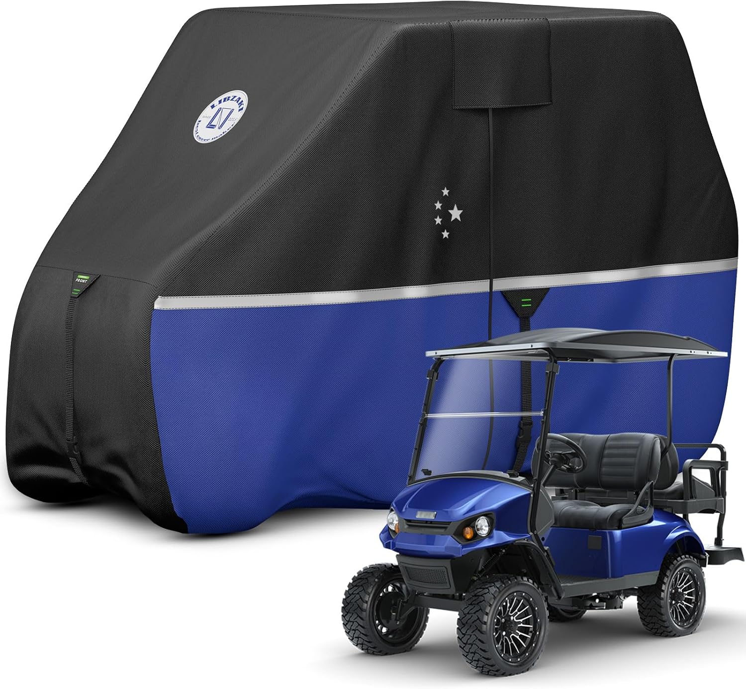 Waterproof Golf Cart Cover for Yamaha, Honda, Club Car, EZGO