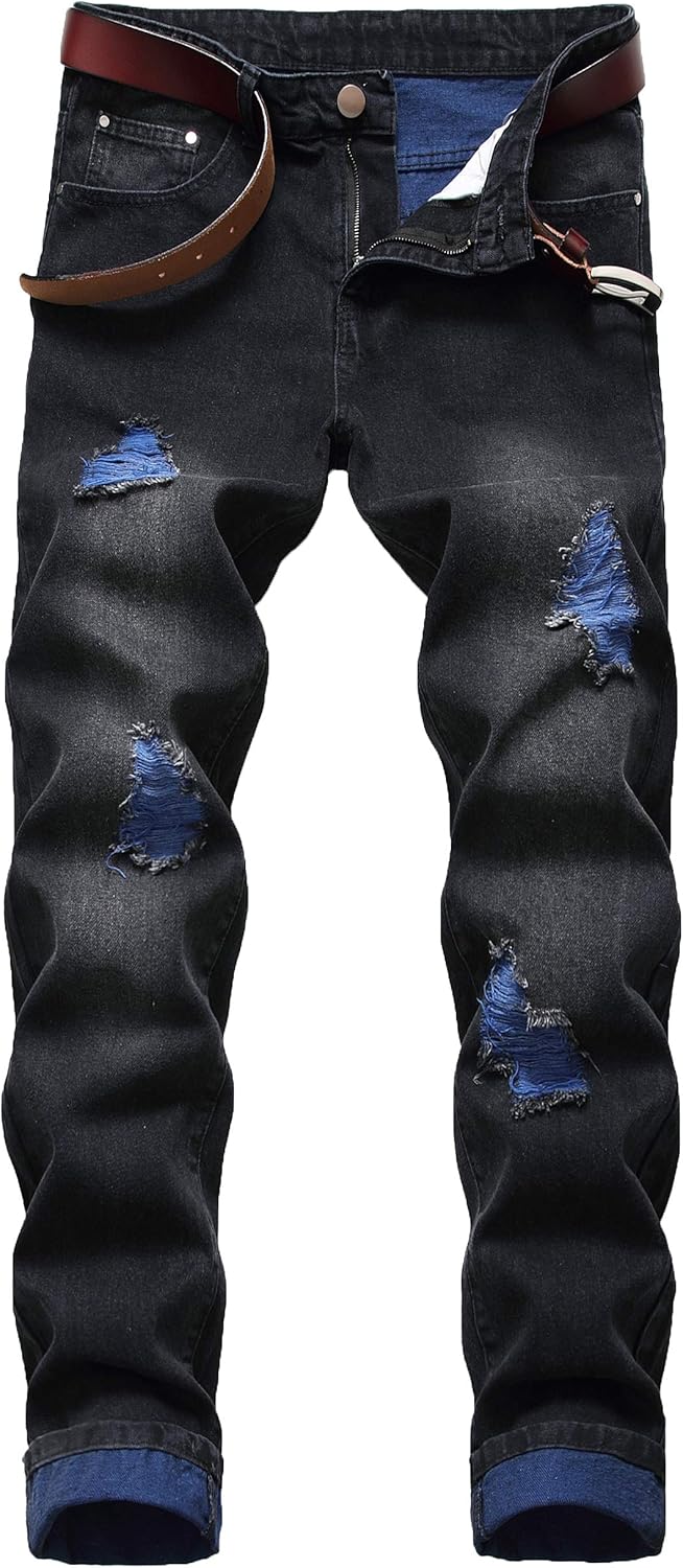 DANT BULUN Men's Ripped Distressed Slim Fit Denim Jeans Review
