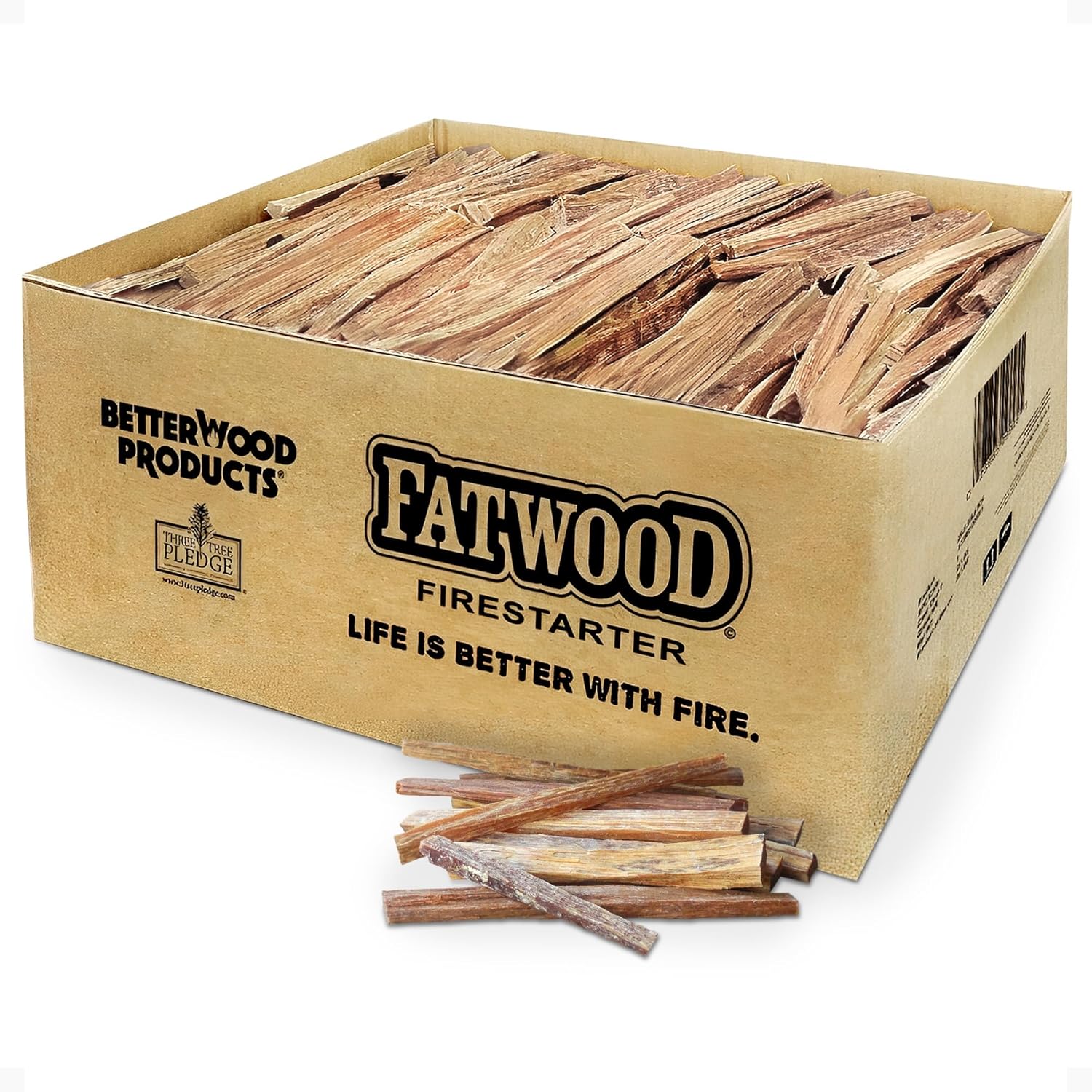 Fatwood Fire Starter Sticks for Easy Indoor and Outdoor Fires