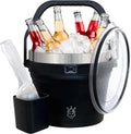 Large Ice Bucket for Parties - Double-Wall Insulated Ice Bucket