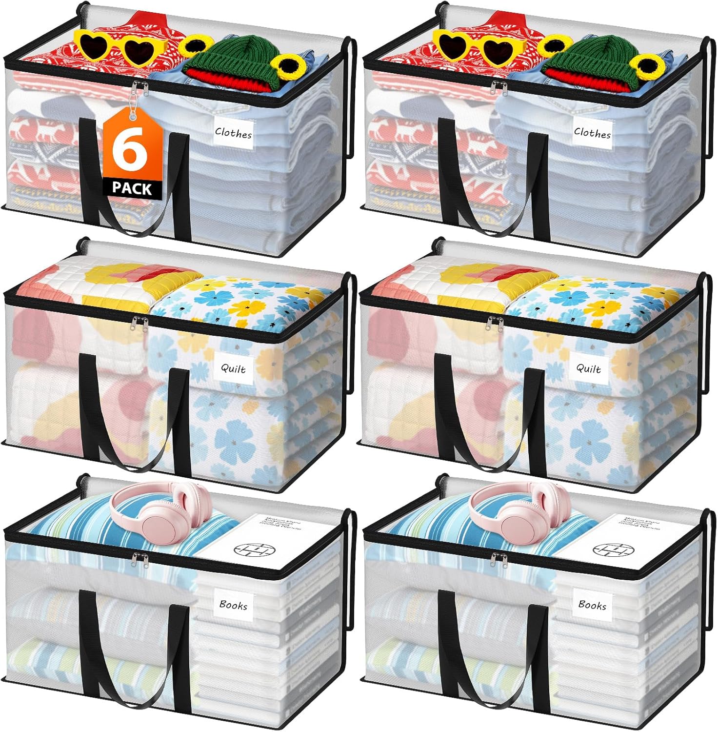Fab totes Moving Bags Extra Heavy Duty Storage Bags for Packing