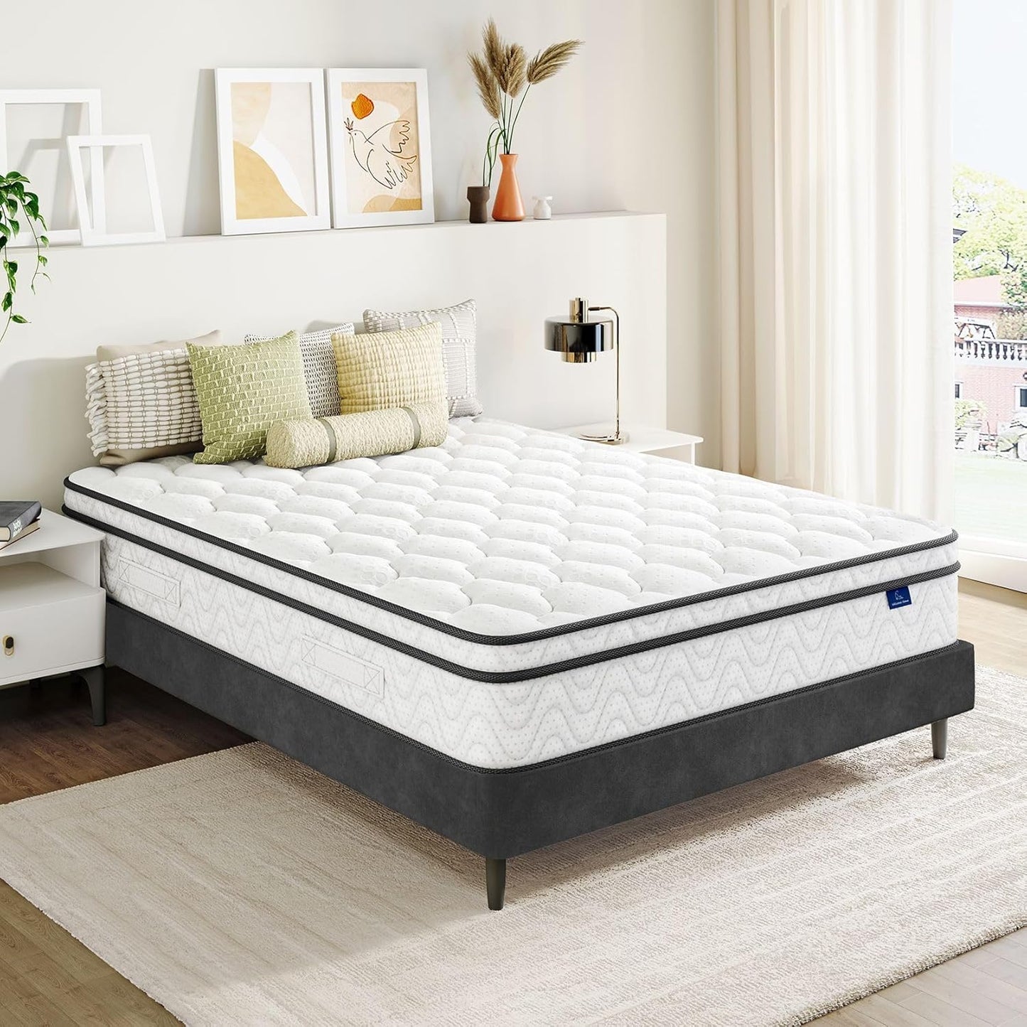 Vesgantti 8 Inch Multilayer Hybrid Full Mattress for Comfort