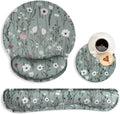 Daisy Floral Ergonomic Wrist Rest Set for Women