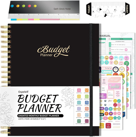Ospelelf Budget Planner 2025 - Track Finances Effortlessly