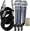 Fat Toad Vocal Microphones Live ResponsePRO 3-Pack - Stage Ready