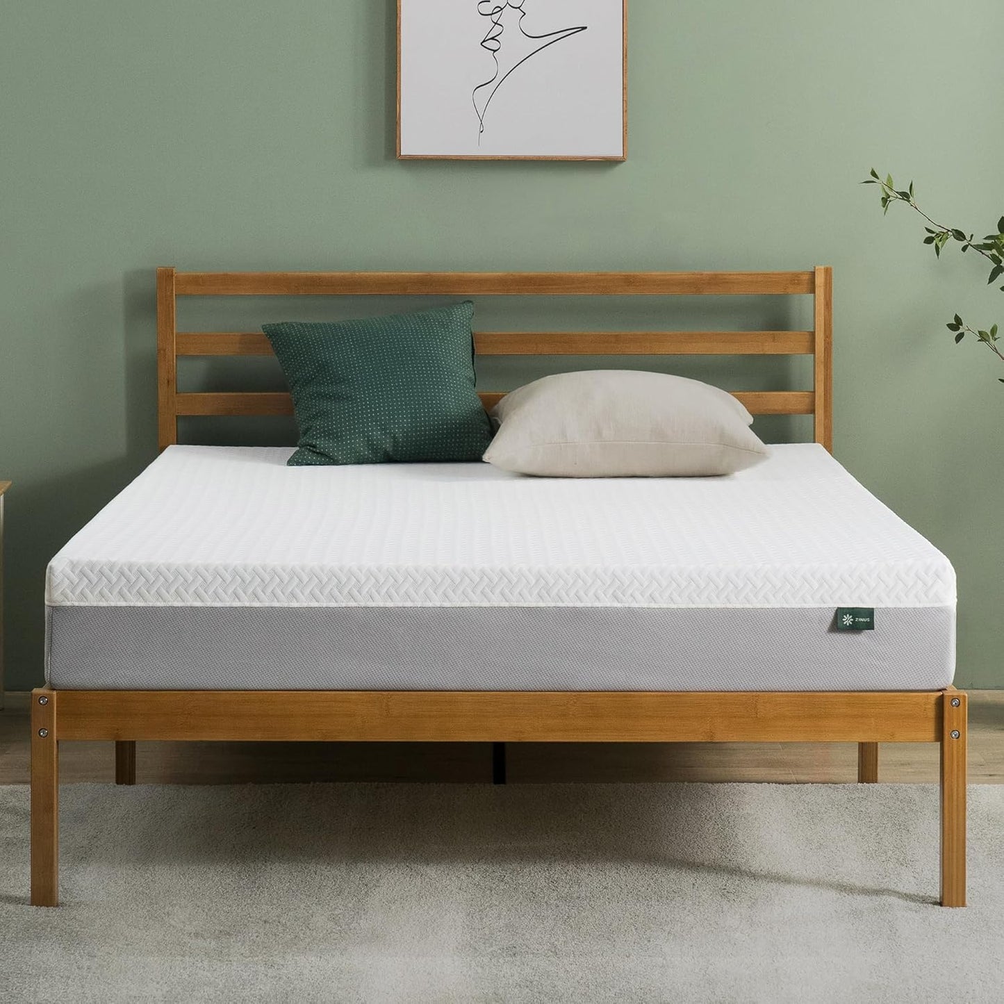 ZINUS 8 Inch Green Tea Essential Memory Foam Mattress Review