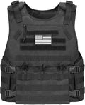 Tactical Vest with Zipper Bag Molle Webbing System - Adjustable