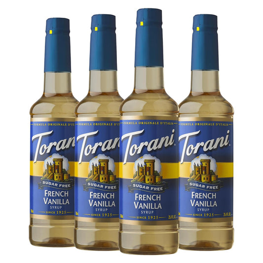 Torani Sugar-Free Syrup French Vanilla for Flavorful Beverages