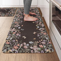 KIMODE Kitchen Anti Fatigue Mats Set of 2 for Comfort and Safety