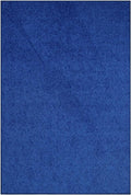 Neon Blue Area Rug 5 ft x 7 ft - Soft, Stain Resistant Indoor Rug