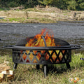 42 Inch Wood Burning Fire Pit for Outdoor Gatherings and Fun