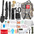 238 in 1 Survival Kit with Molle Camo Pouch - Compact Emergency Gear
