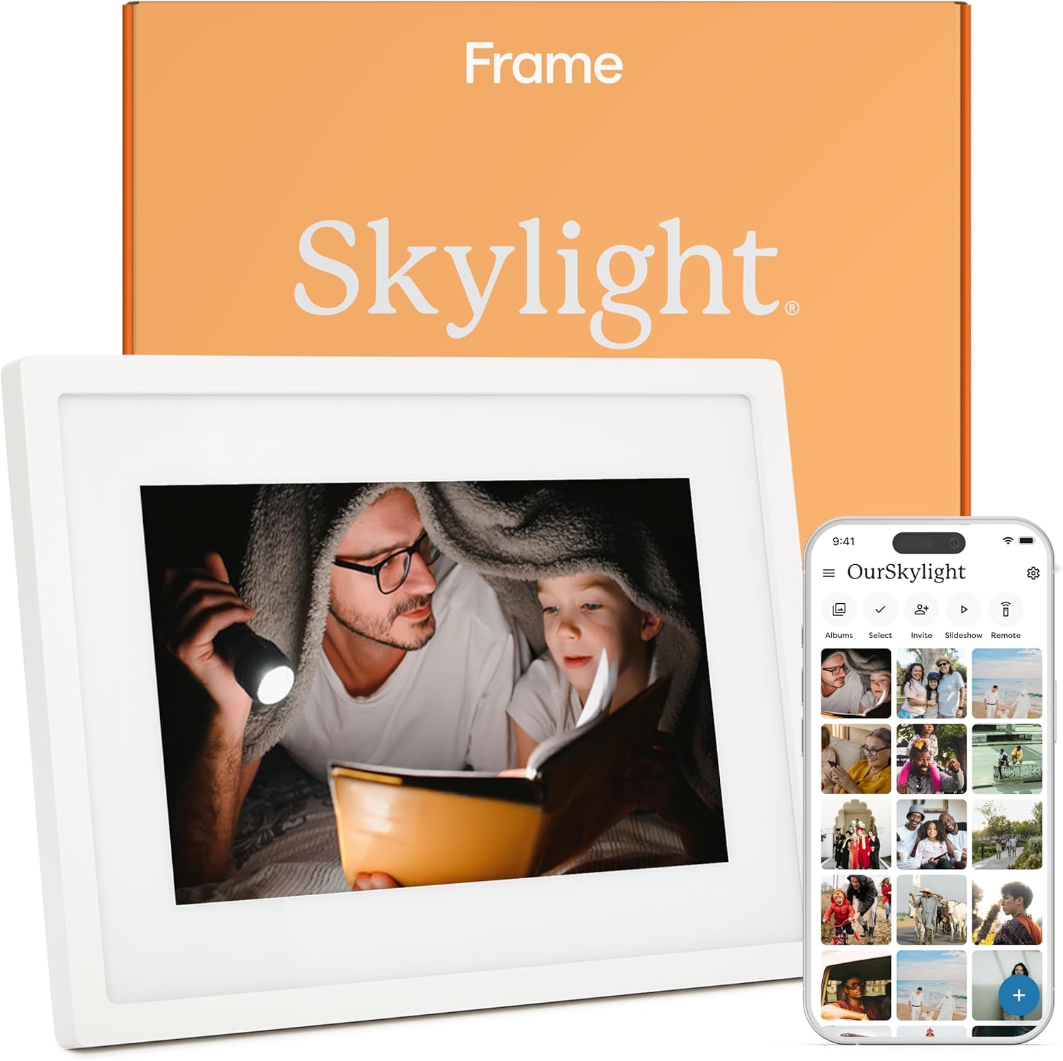 Skylight Digital Picture Frame - WiFi Enabled Touch Screen Gift