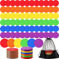 Haull Spot Markers Floor Spots Set of 60 - Durable Non Slip Poly Dots
