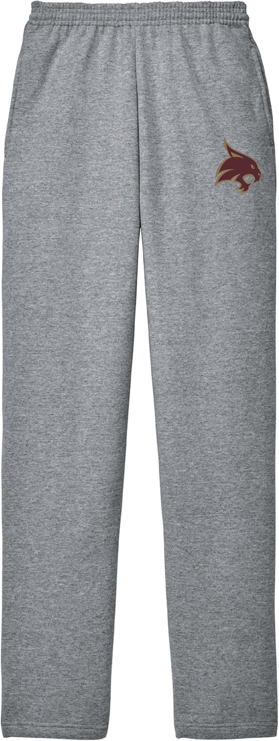 College Fleece Sweatpants for Texas State University Fans