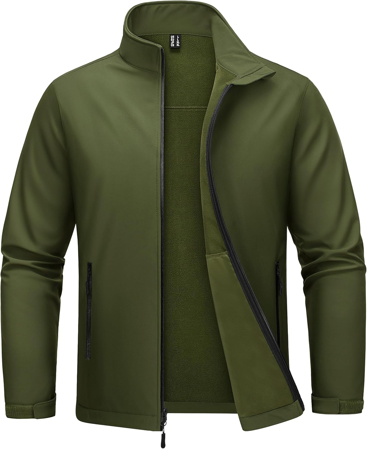 MAGCOMSEN Men's Fleece Lined Softshell Jacket for Hiking
